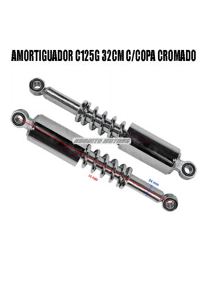 AMORTIGUADOR C125G 32CM C/COPA