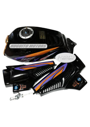 Alternative view of TANQUE GL125/XW125-A AZUL TAPAS/TANQUE/FLOTADOR