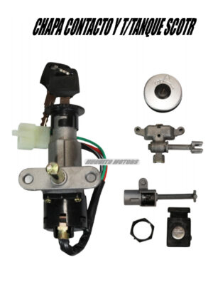 CHAPA CONTACTO Y T/TANQUE SCOTER