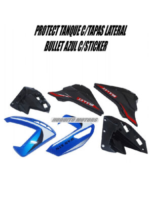 PROTECTOR TANQUE C/TAPAS LATERAL BULLET C/STICKER