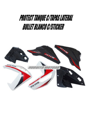 Alternative view of PROTECTOR TANQUE C/TAPAS LATERAL BULLET C/STICKER