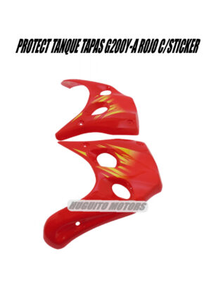 PROTECTOR TANQUE TAPAS G200Y-A ROJO C/STICKER