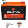 BATERIA E-MOTION ETZ5S/ ETX-4L AGM 12V 4.5Ah(10h) 50CCA 113X68X84 (-+)