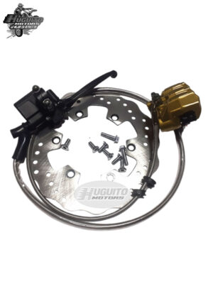 DISCO FRENO DEL. BRS C/CALIPER Y BOMBA COMP. BARRA INVERT.