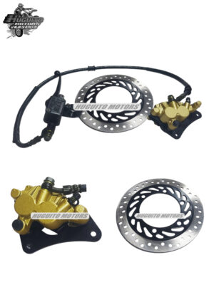DISCO FRENO DEL. CB150/INVICT. C/CALIPER Y BOMBA COMP.