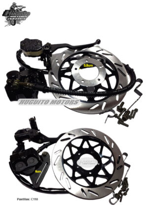 DISCO FRENO DEL. G125L 5H C/CALIPER Y BOMBA COMP.