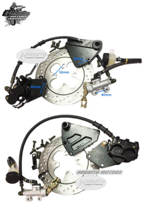DISCO FRENO POSTERIOR. BROS-2 C/CALIPER Y BOMBA COMPLETA