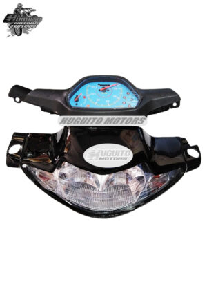 Alternative view of FARO DELANTERO 110 C/MASCARA FRENO/ZAPATA