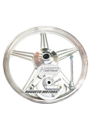 ARO ALUM. 1.60-18 DELT. EST. EJE GRUESO PLATA