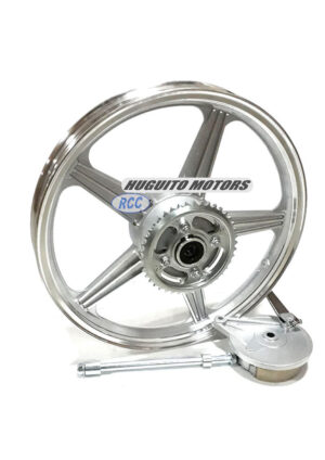 ARO ALUM. 1.85-18 P ESTRE. 42T PLATA P/PLATINA