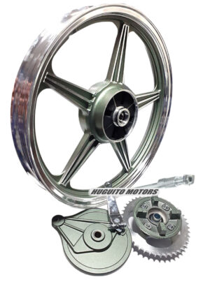 ARO ALUM. 1.85-18 P ESTRE. XW125 KL C/PORT CAT. Y PORTA ZAP.