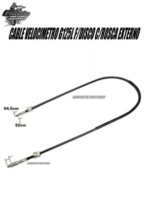 CABLE VELOCIMETRO GL125 F/DISCO C/ROSCA EXTERNO