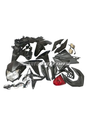 KIT ACCES. CB110 NEGRO C/FAROS