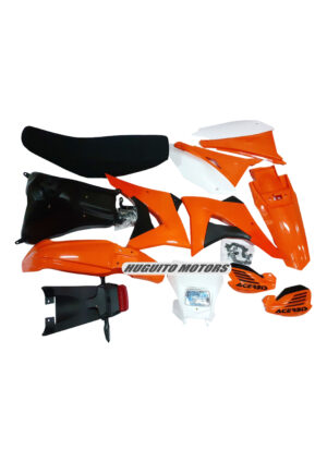 KIT ACCES. CF230 2019 C/TANQ,ASIENT,F.POST/DELANT NARANJ/BLANCO