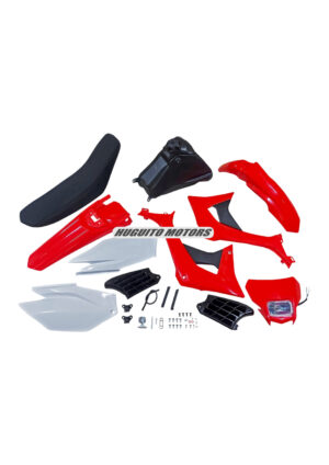 KIT ACCES. CF250 2021 ROJO/BLANCO C/TANQ,ASIENT,F.POST F.DEL