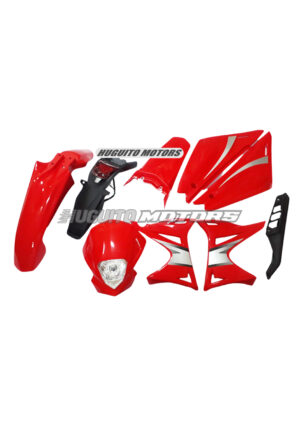 KIT ACCES. QINGQI200 C/FAROS ROJO C/STICKER