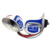 CLAXON DOBLE CORNETA AZUL/BLANCO