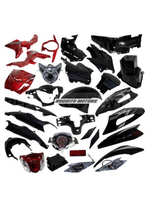 KIT ACCES. XW125-Z1 C/FV ROJO C/STICKER