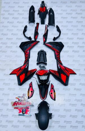 KIT PLASTICOS TEKKEN250 ROJO