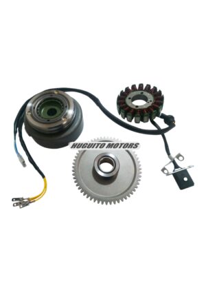 VOLANTE MTF 200/250CC C/ALTER.18 (32 X 93MM) BENDIX Y PIÑON