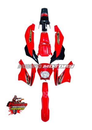 KIT DE PLASTICOS XR125 HONDA ROJO