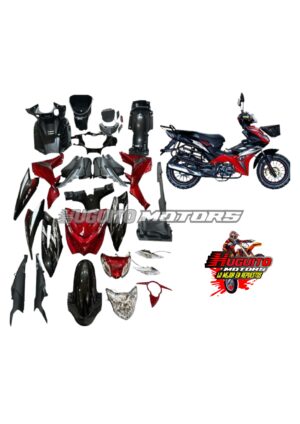 KIT DE PLASTICOS WANXIN 110 Z1 ROJO/NEGRO