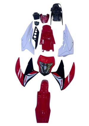 KIT DE PLASTICOS NEXUS ROJO/BLANCO MASCARA LED