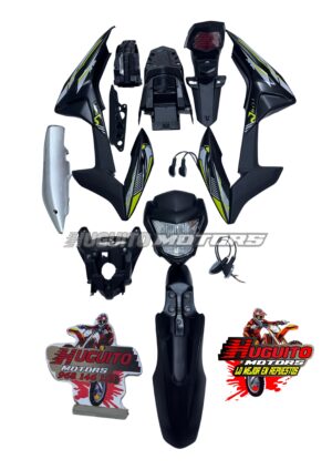 KIT DE PLASTICOS TRIAX NEGRO