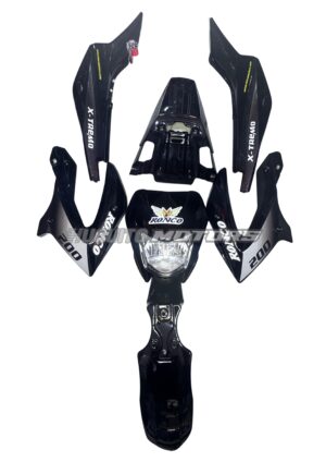 KIT DE PLASTICOS 8A RONCO EXTREMO NEGRO