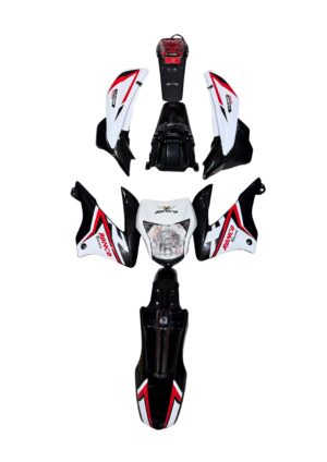 KIT DE PLASTICOS MODELO XR RONCO NEGRO