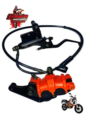 CALIPER DELANTERO COMPLETO NARANJA